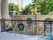Wrought Iron Balcony Railing For Houses,  Villas