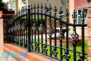 Hot selling wrought iron garden fence panels